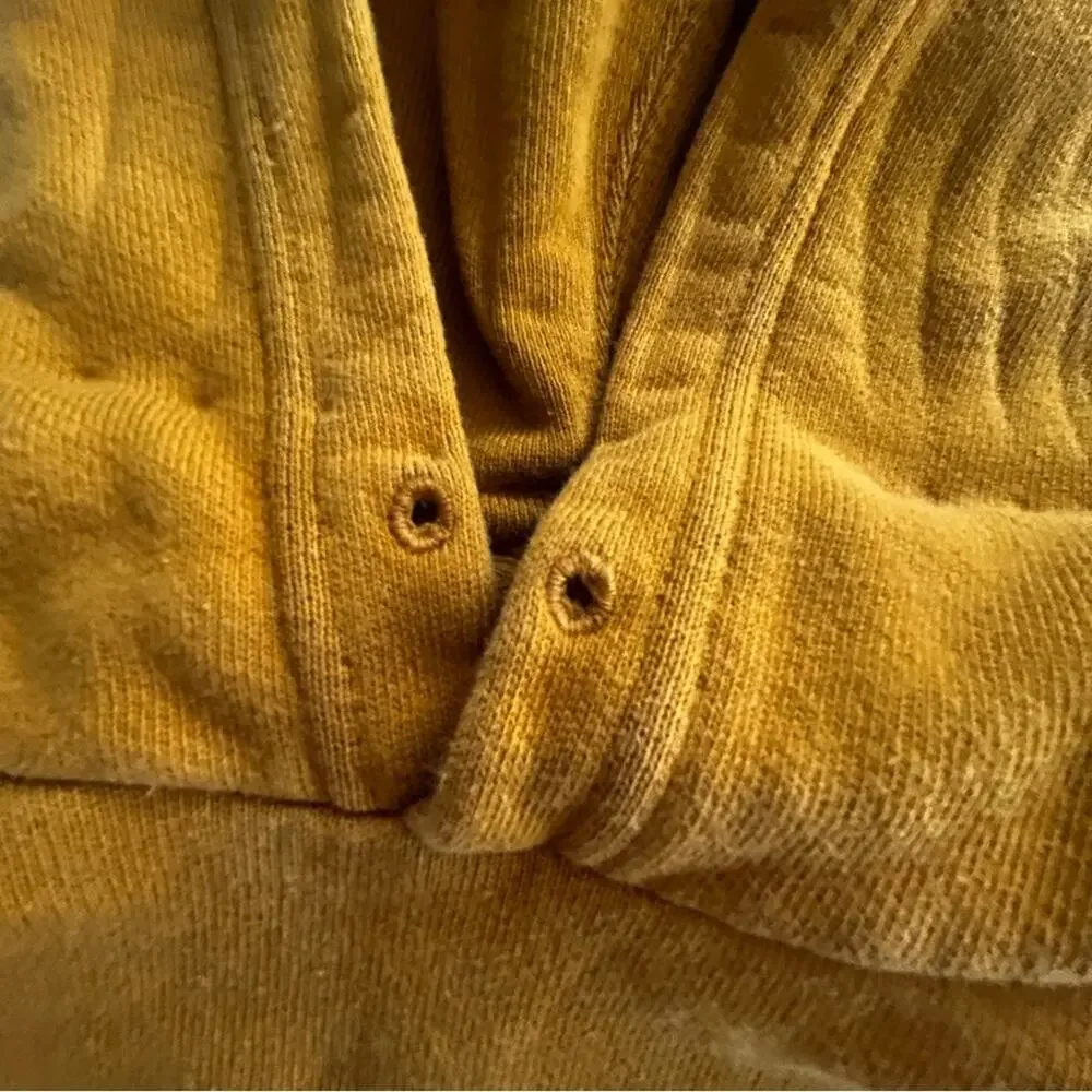 Levi's Men's Mustard Yellow Hoodie Sweater, XS